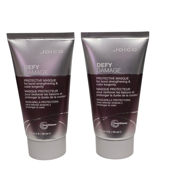 2 x JOICO Defy Damage Protective Masque Hair Treatment Color Longevity 1.7 oz - Picture 2 of 4